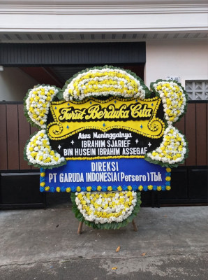 Papan Bunga Duka di Karangwaru
