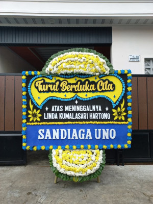 Papan Bunga Duka di Karangwaru